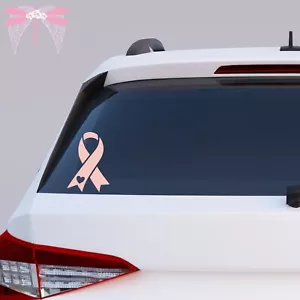 Cinta de conciencia del corazón de cáncer de endometrio melocotón calcomanía de vinilo pegatinas 22 tamaños - Imagen 1 de 3