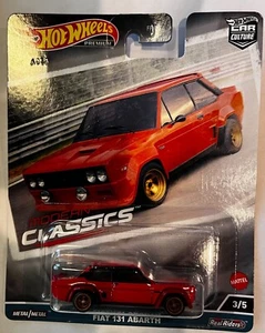 2023 HOT WHEELS PREMIUM CAR CULTURE FIAT 131 ABARTH 3/5 INTERNATIONAL CARD HKC64 - Picture 1 of 2