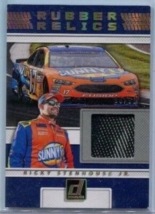 2018 Donruss Racing NASCAR Rubber Relics Race Used Tire Ricky Stenhouse Jr.