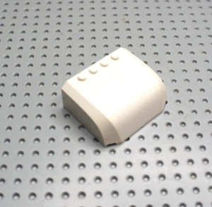 LEGO 61484 White Windscreen 5 x 6 x 2 Curved Top Canopy with 4 Studs - Imagen 1 de 2