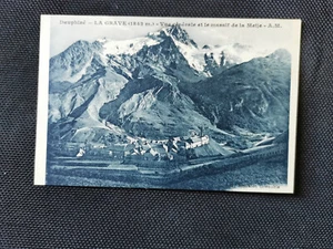 CPA 05 LA GRAVE - Vue Générale et le massif de la Meije - Imagen 1 de 2
