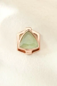Keep Collective rose gold GREEN ADVENTURINEcharm, nip! - Picture 1 of 2