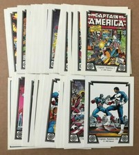 1990 Captain America Marvel Trading Single Card #1-45 Comic Images You Pick PYC!