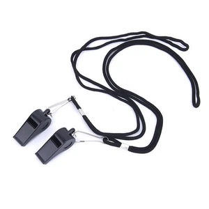 2Pcs Whistle Sports Referee Training Whistle Outdoor Survival With LanyR1 - Bild 1 von 9