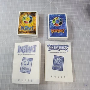 WOTC Cardgame Earthquake And Instinct Wizards Of The Coast EUC - Picture 1 of 9