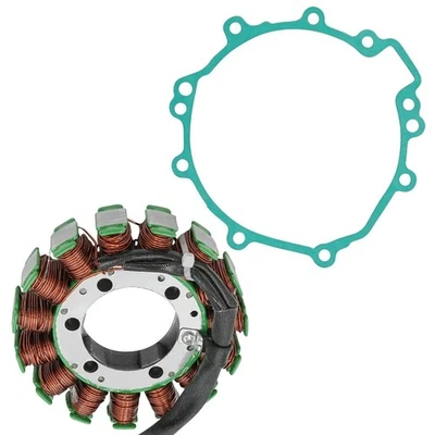 Estator gerador e junta para Kawasaki Ninja ZX600P ZX600 ZX6R ZX-6R P 2007-2008 - Imagem 1 de 4