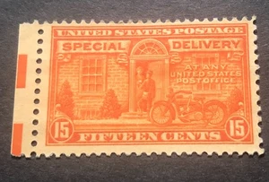 United States Scott E16 Special Delivery Mint Hinge Rem MHR / 4 MARGIN W/SELVAGE - Bild 1 von 2