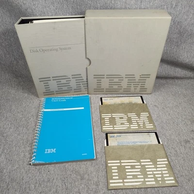 Vintage IBM DOS 3.3 Disk Operating System Reference & Basic Manuals with Disks - Image 1 of 4
