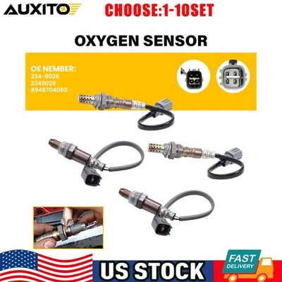 Sensor de oxígeno O2 aguas arriba + aguas abajo OEM para Toyota Sequoia Tundra Lexus 4-20X Foto 1 de 4