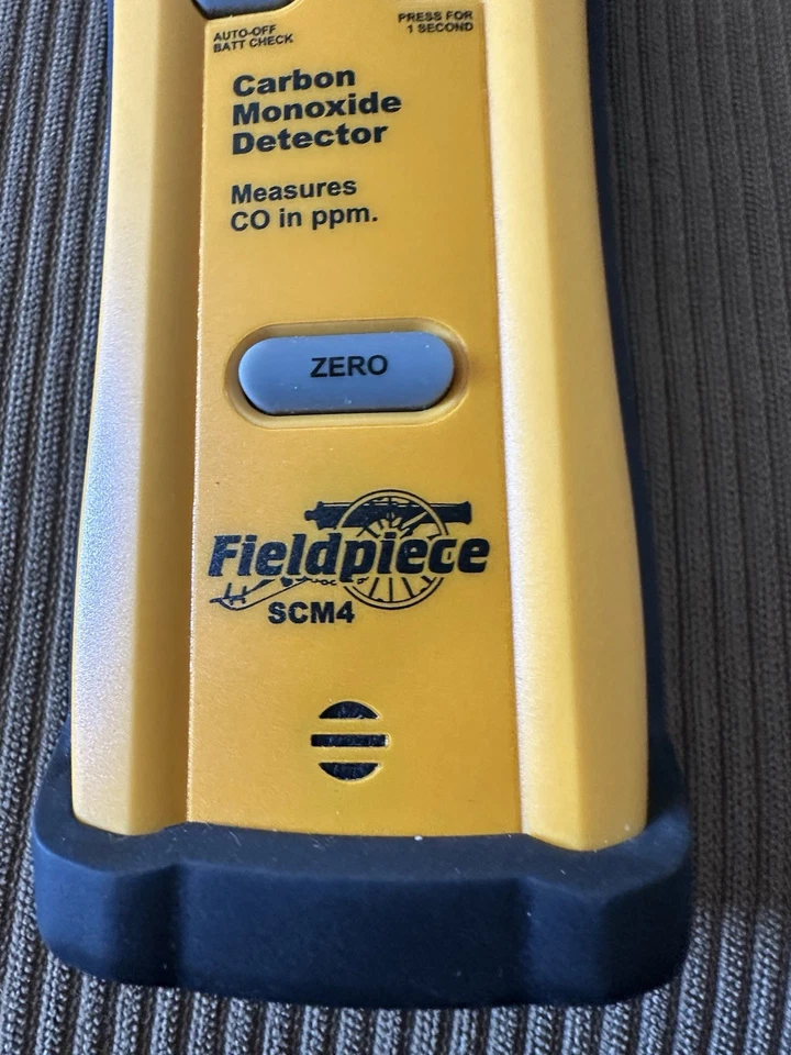 Detector de monóxido de carbono Fieldpiece SCM4 - Preto/amarelo - Imagem 1 de 4