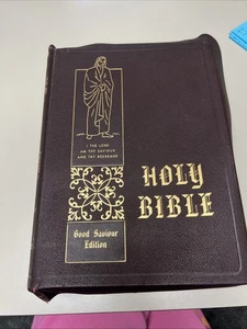 Vintage 1950 Holy Bible Good Saviour Edition Authorized King James Version #ABC - Bild 1 von 5