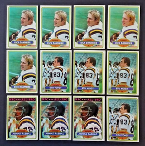 1980 Topps Football - Minnesota Vikings card Lot (24) - Stars - Kramer -free s/h - Picture 1 of 2