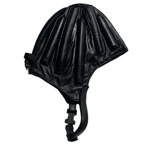 Vintage “Hat Shoppe” Custom Leather Hats USA Sz M Sky Diving Helmet Skull Cap - Picture 1 of 4