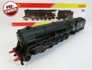 OO Gauge Hornby R3273 BR Class 9F Crosti Boiler 92027 BR Black Loco - Picture 1 of 5