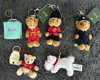 Portachiavi Harrods - borsa tote - beefeater - poliziotto - guardie - orsacchiotto di Natale - scottie