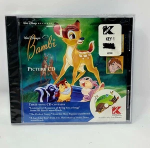 Disney Bambi 1996 K-Mart picture CD RARE OOP Hunchback Mary Poppins limited - Picture 1 of 3