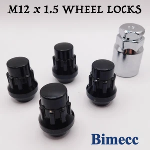 Locking Wheel Nuts M12x1.5 Closed (Bimecc) Mitsubishi 3000 GT, 380, ASX, Carisma - Picture 1 of 10