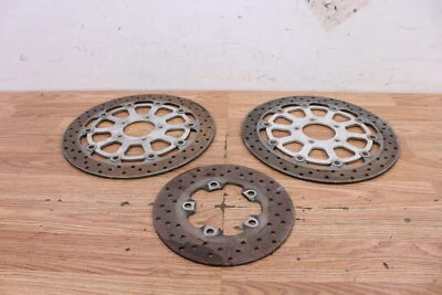 Suzuki TL1000S 1997 disco de freno delantero y trasero/rotor cantidad 3 Foto 1 de 4