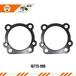 16775-99B Für Harley Davidson Twin Cam 88 96 Zylinderkopfdichtung x2 Stk - Picture 1 of 8