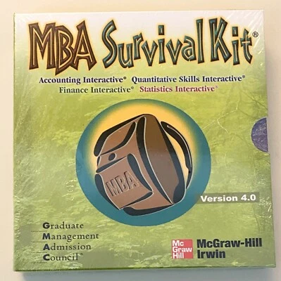 McGraw-Hill Irwin MBA Survival Kit Version 4.0 CD-ROM for PC 5 CDs NEW SEALED - Image 1 of 2