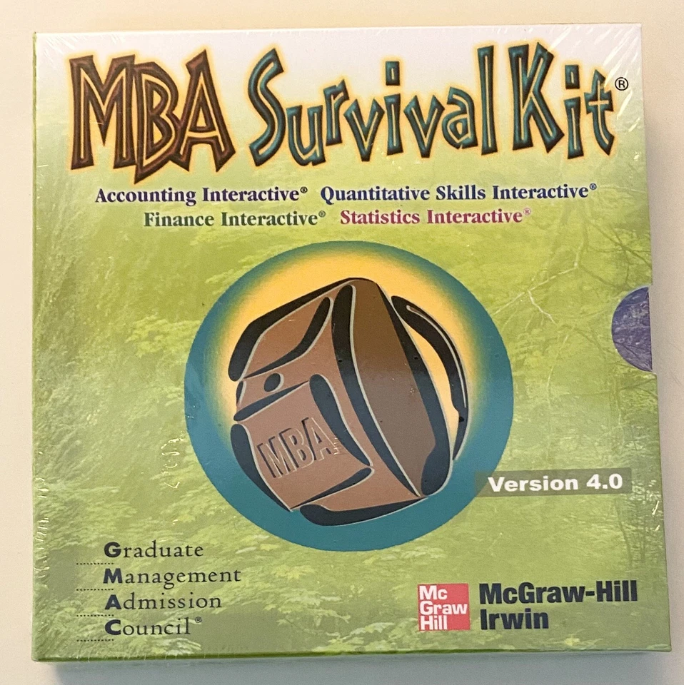 McGraw-Hill Irwin MBA Survival Kit Version 4.0 CD-ROM for PC 5 CDs NEW SEALED - Image 1 of 2