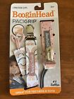 Booginhead Pacigrip Pink & Grey & Blue 2 Pk Pacifier Clips New