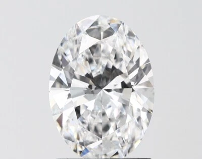 1.50 CT Loose Oval D Color VVS2 Lab Gown Diamond - Image 1 of 4