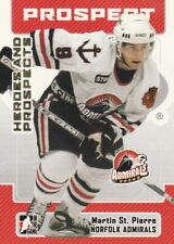 MARTIN ST. PIERRE (ADMIRALS) 2006 IN THE GAME HEROES & PROSPECTS CARD-NUMBER 54
