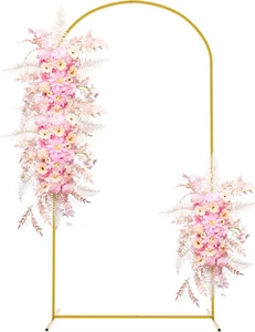 6 FT Wedding Arch Backdrop Stand Metal Arch Chiara Backdrop Stand - Picture 1 of 2