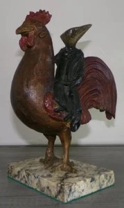 ESCULTURA DE BRONCE DE SERGIO BUSTAMANTE "EL ASALTANTE" FIRMADA Y NUMERADA - Imagen 1 de 6