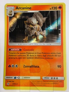 Arcanine® Detective Pikachu 6/18® Rare Holo Foil® Pokemon® Italian EX+ - Picture 1 of 4