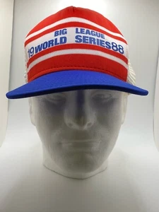 Vintage Big League World Series Softball Trucker Hut Ft Lauderdale 1988 Hergestellt in den USA - Bild 1 von 13