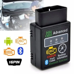 DIAGNOSI AUTO MOTO ELM327 OBD2 OBD-II TESTER BLUETOOTH RESET ANDROID V.1.5 - Imagen 1 de 7