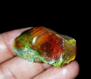 65 CT Natural Ethiopian opal Rough Fire Play Raw Gemstone for Jewelry Making - Picture 1 of 4