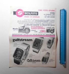 PUBBLICITÀ ADVERTISING WERBUNG ITALIAN CLIPPING 1973 ALTANUS  GENEVE OROLOGI - Picture 1 of 1