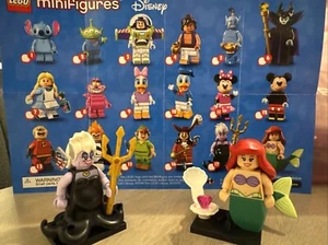 LEGO Disney Series 1 Ariel And Ursula Minifigure Collectible Lot 71012 - Picture 1 of 1