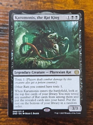 Custom Commander Deck ~ Rats & Poison Counters ~ Karumonix, the Rat King ~ EDH - Image 1 of 4