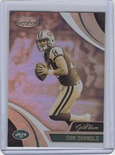 2018 Topps Certified Sam Darnold Gold Team Refractor 