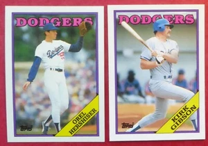 1988 Topps Los Angeles Dodgers Team Set with Traded (36 Cards) World Champions - Picture 1 of 1
