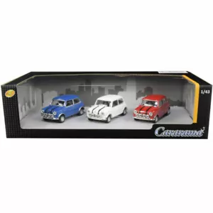 JUEGO MINI COOPER ROJO/BLANCO/AZUL 35310 CARARAMA 1:43 - Imagen 1 de 1