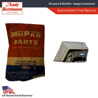 Dodge Meadowbrook 1954 cuarto derecho panel cromo moldura junta tapa 1475455 nuevo en stock Foto 1 de 4