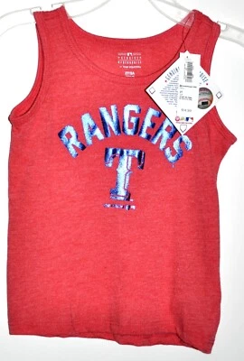 Camiseta sin mangas Texas Rangers azul logotipo mercancía genuina azul marino antiguo niño pequeño talla 5T nueva con etiquetas Foto 1 de 3