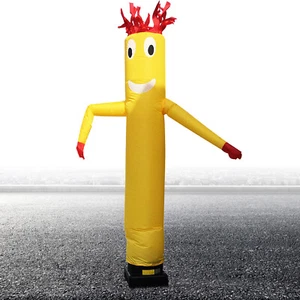 Títere de aire amarillo inflable de 10 pies con brazos agitados agitados para hombre - Imagen 1 de 9