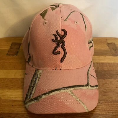 NWOT Browning Rimfire Cap For Her Realtree Pink Camo Baseball Cap Hat - Image 1 of 4