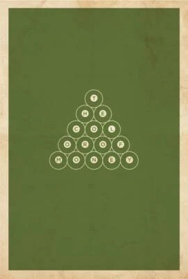 Póster - Película El color del dinero, arte cinematográfico antiguo moderno mínimo retro, 3 tamaños Foto 1 de 4