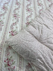 Ralph Lauren French Country Pink Floral FULL QUEEN Reversable Comforter Cottage - Picture 1 of 7