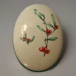 Gorham Vintage Homecoming Porcelana Ovalada Tapa Baratija Caja 1981 Usado en Excelente Condición - Imagen 1 de 8