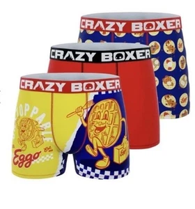 CRAZYBOXER KELLOGG'S EGGO CALZONCILLOS BOXER HOMBRE (PAQUETE DE 3) Talla: M - Imagen 1 de 7