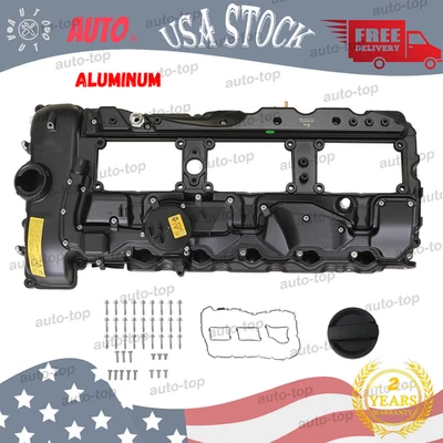 Kit de cubierta de válvula de aluminio Upgrade Performance para BMW N55 135i 335i 535i X3 X5👍 Foto 1 de 4