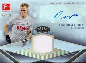 2021-22 Topps Tier One Bundesliga Auto Relics Ondrej Duda #ATOR-OD 1 #/10 - Bild 1 von 2